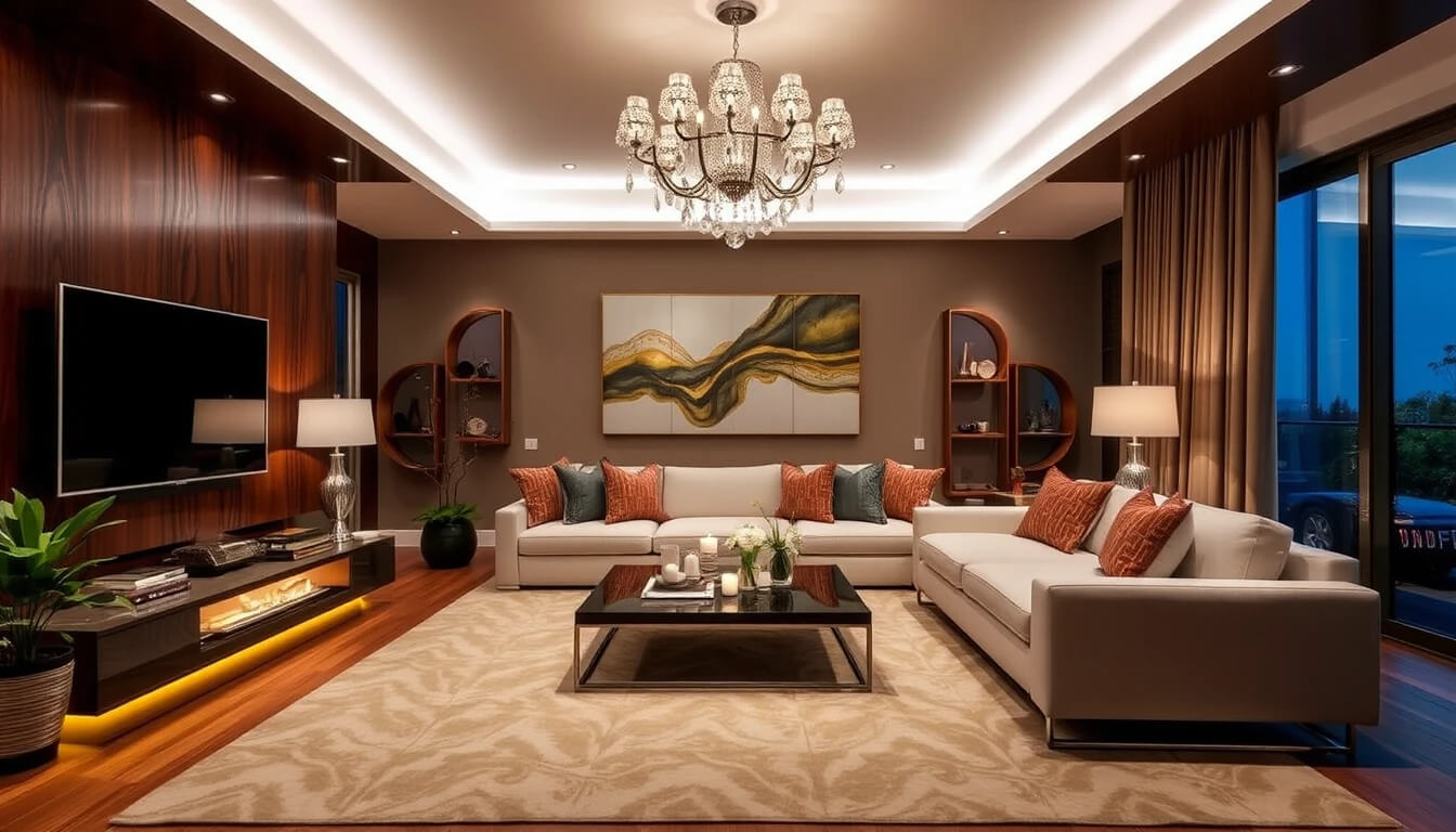 Stunning Living Room Lighting