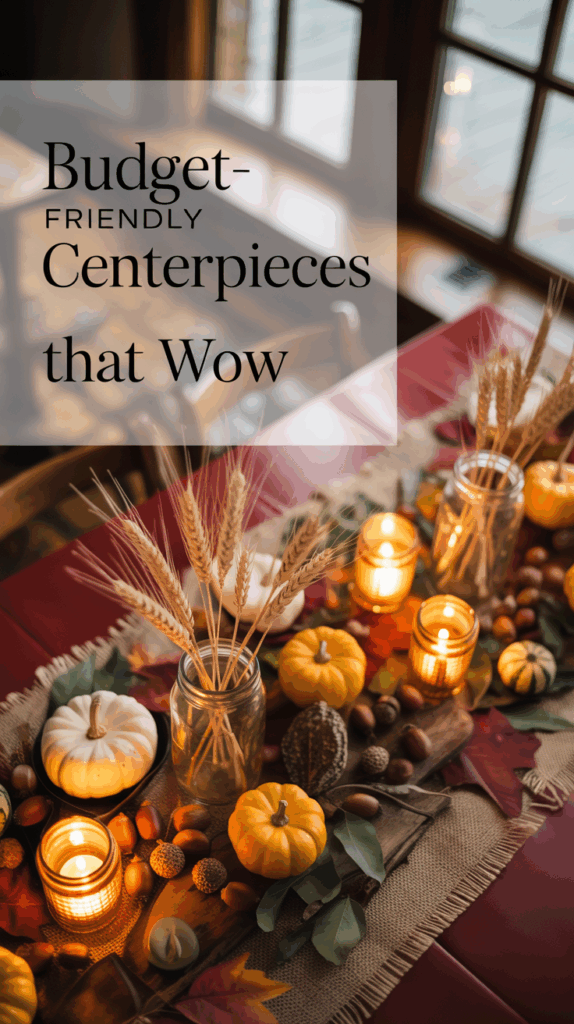 Affordable Thanksgiving Centerpiecies