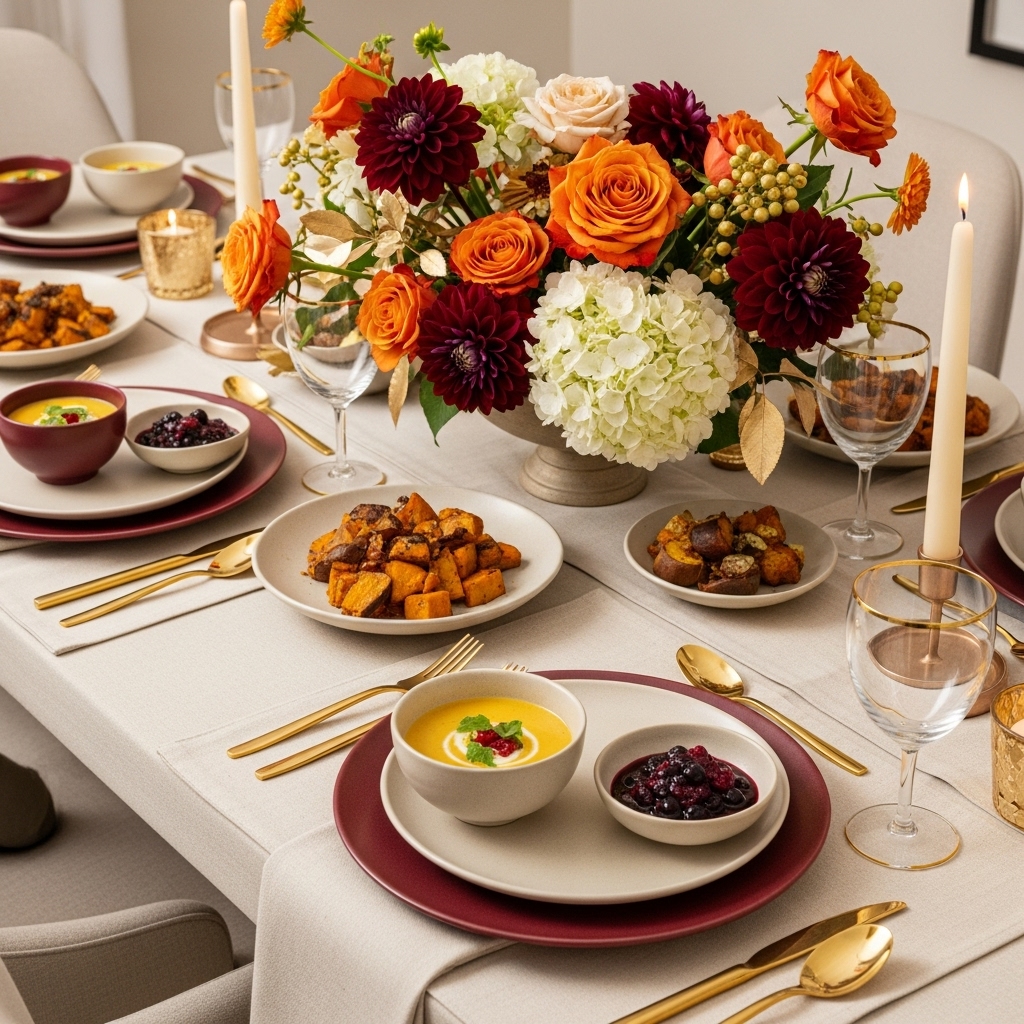 Warm, Coordinated Color Palette