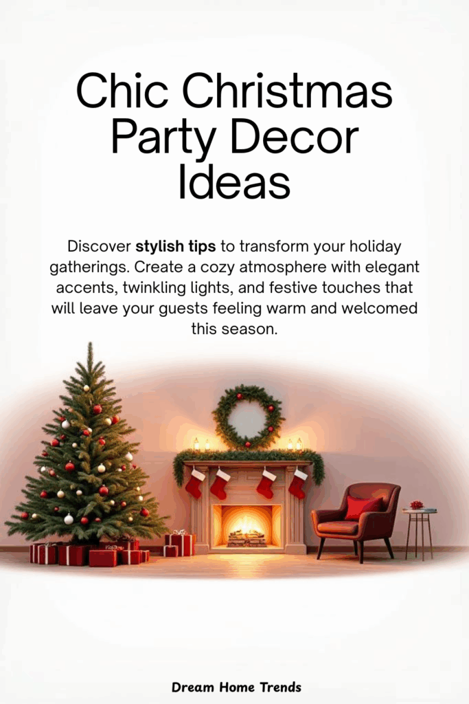 Classic Christmas Party Decor Ideas