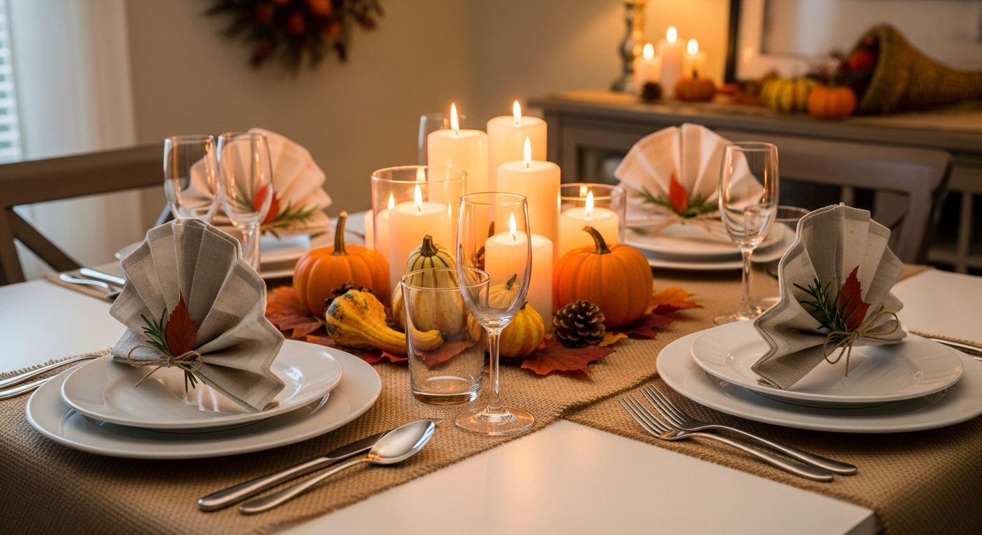 Elegant Thanksgiving Table Décor Ideas on a Budget