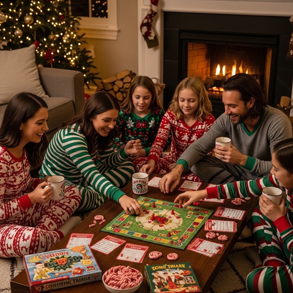 Game Night in Pajamas