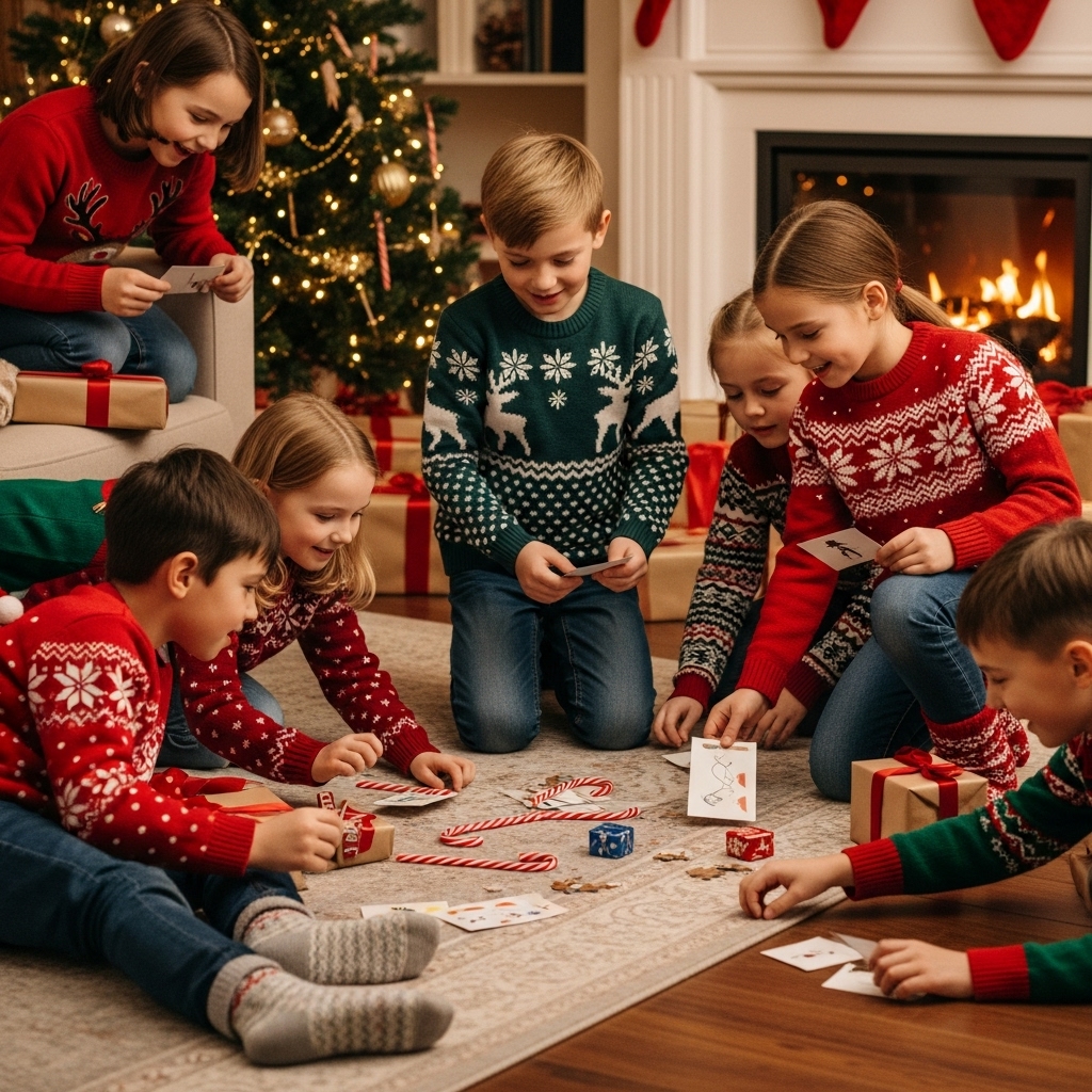 Indoor Christmas Scavenger Hunt