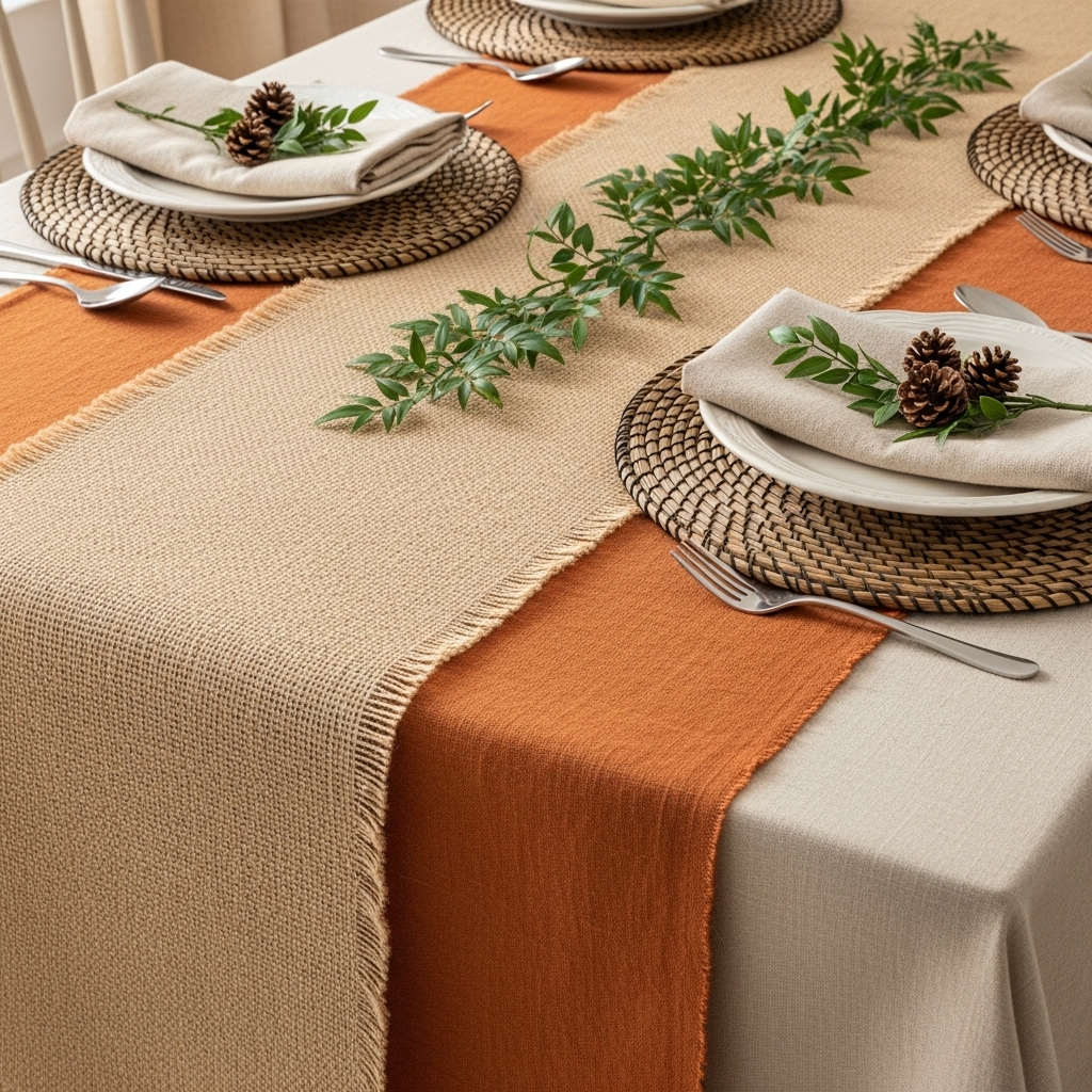 Layered Table Runners and Placemats