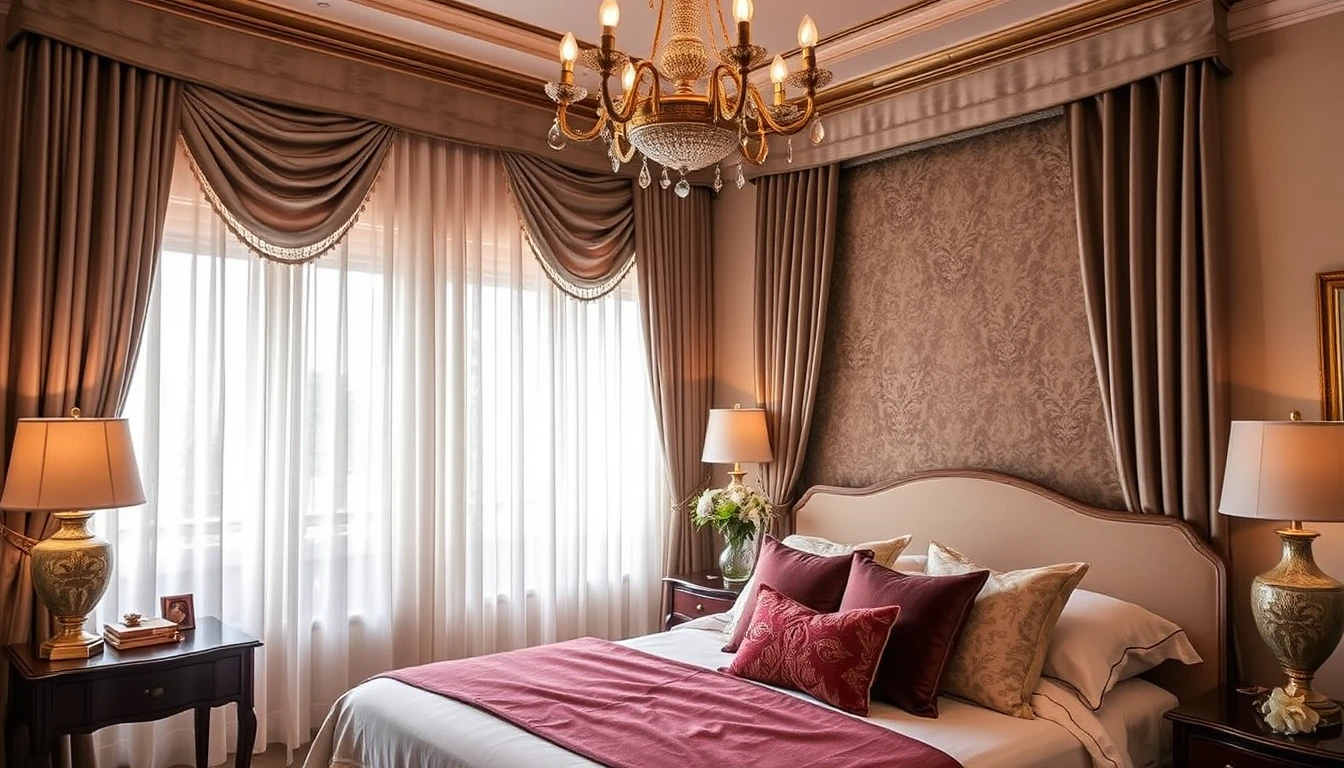 Silk Bedroom Curtains