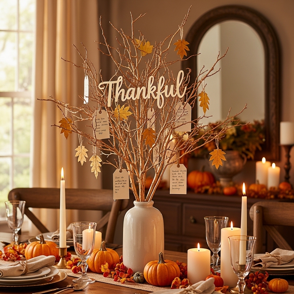 Harvest-Themed “Thankful” Tree