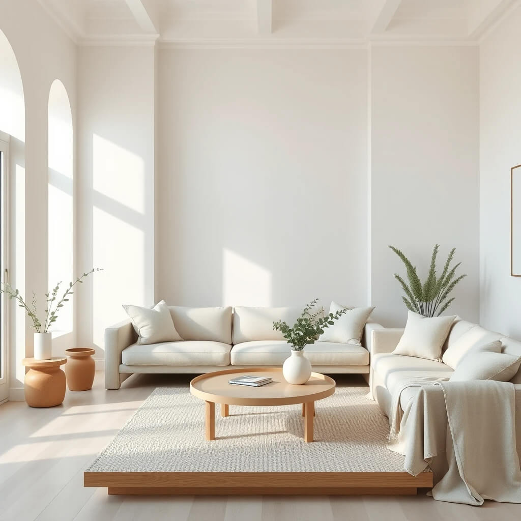 Chalk White and Pale Sage