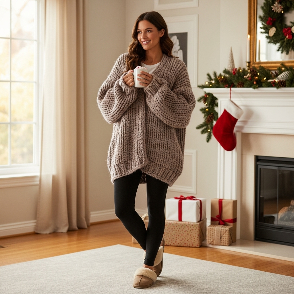 Chunky Knit with Leggings