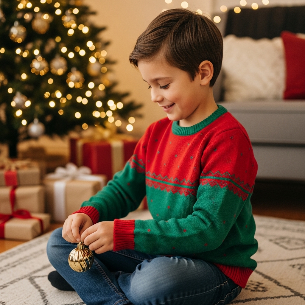 Classic Red and Green Sweaters