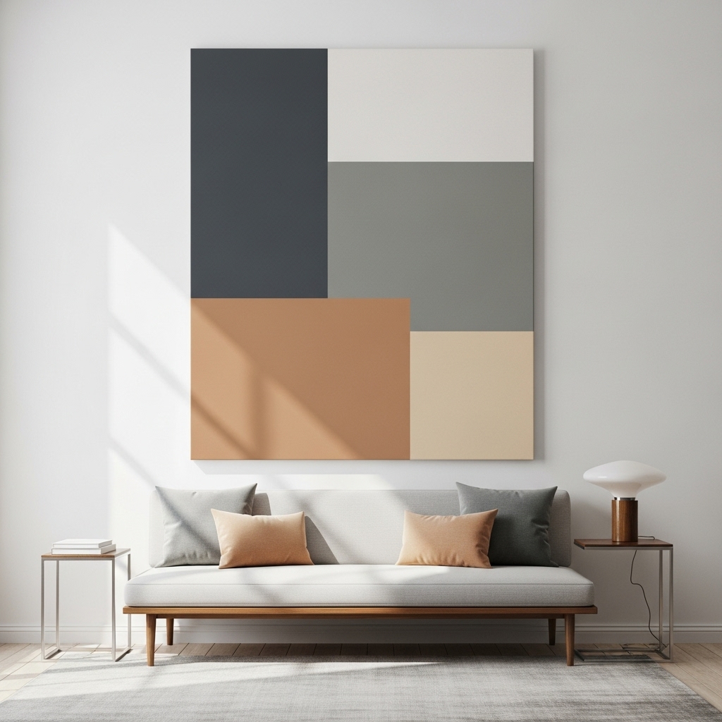 Color-Blocked Canvas