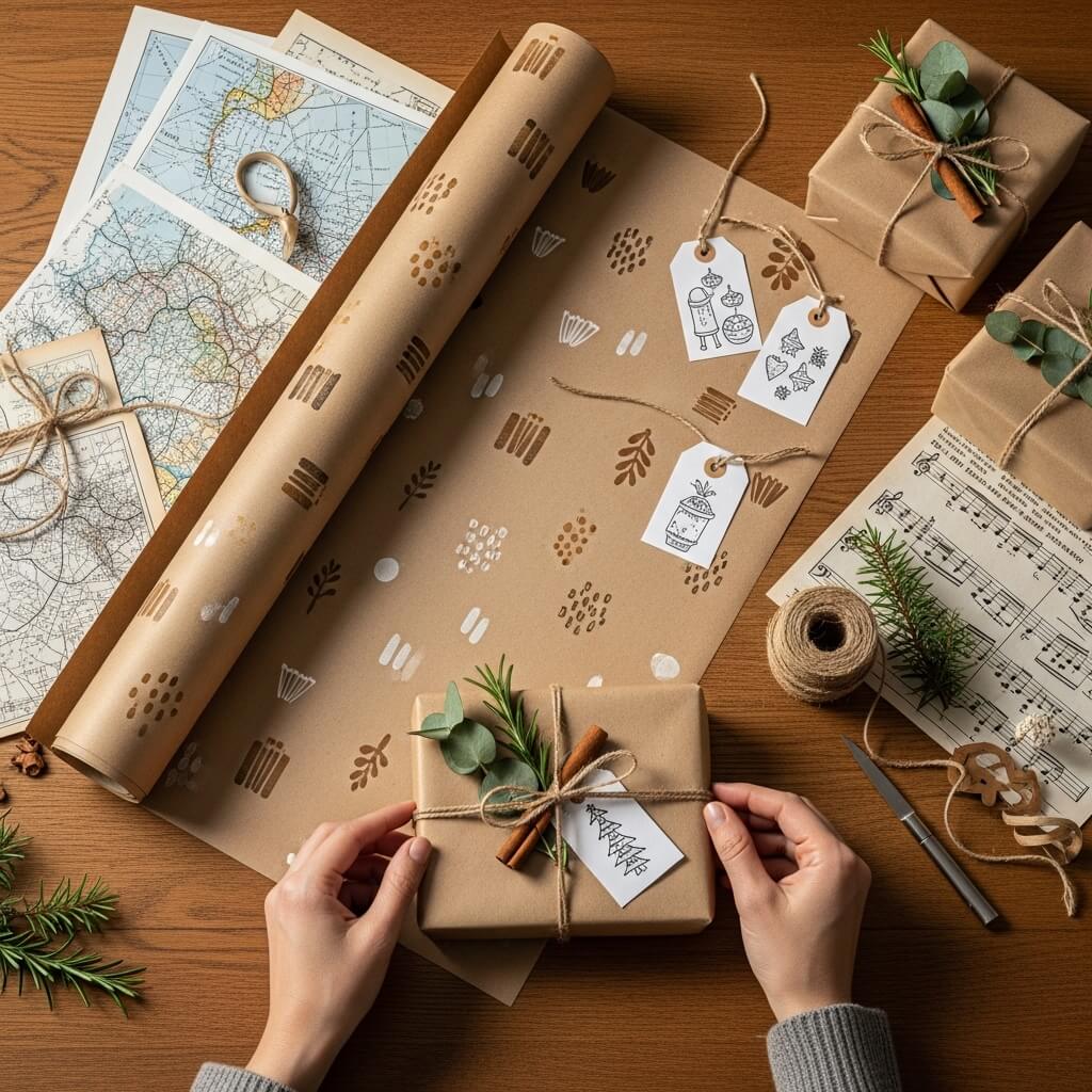 Wrapping Paper and Tags