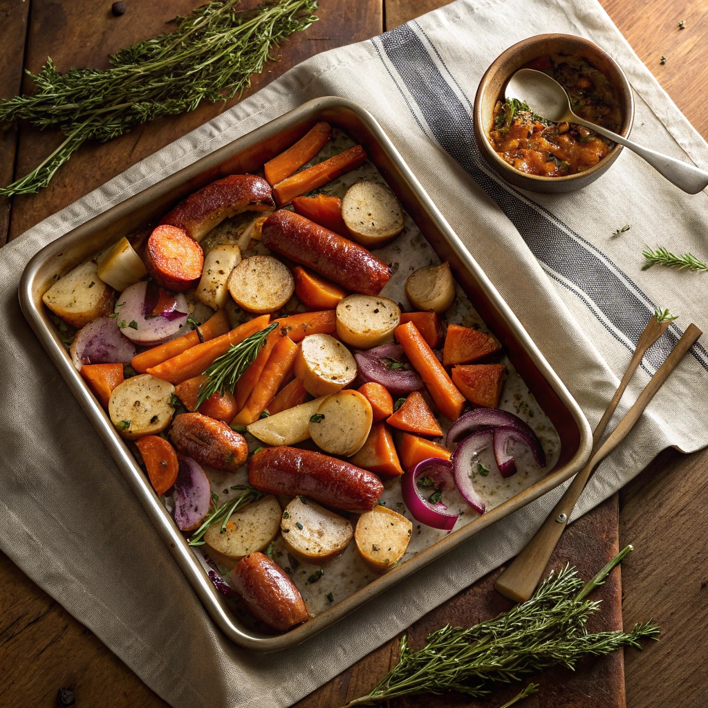 Sausage and Root Vegetables
