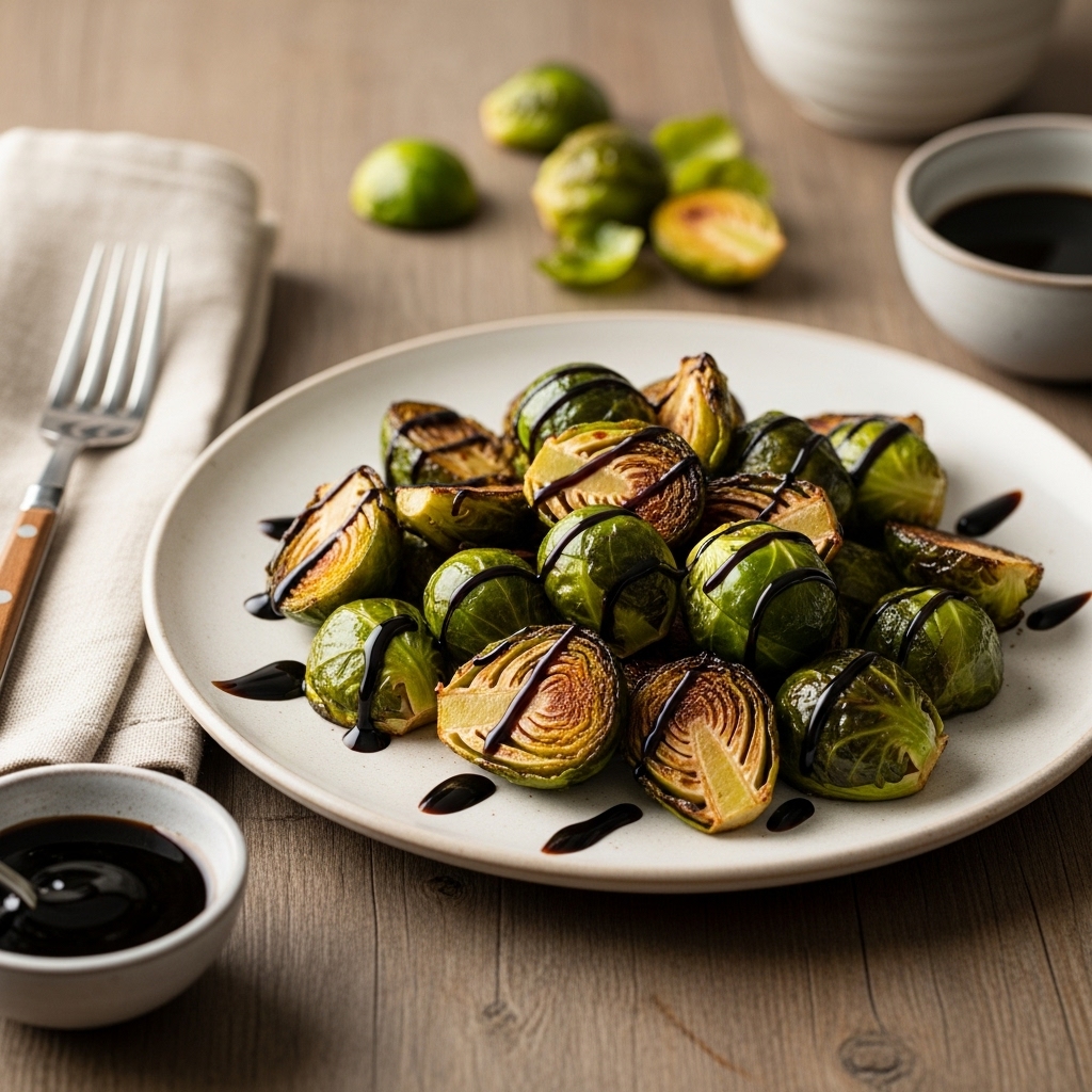 Brussels Sprouts with Balsamic Glaze