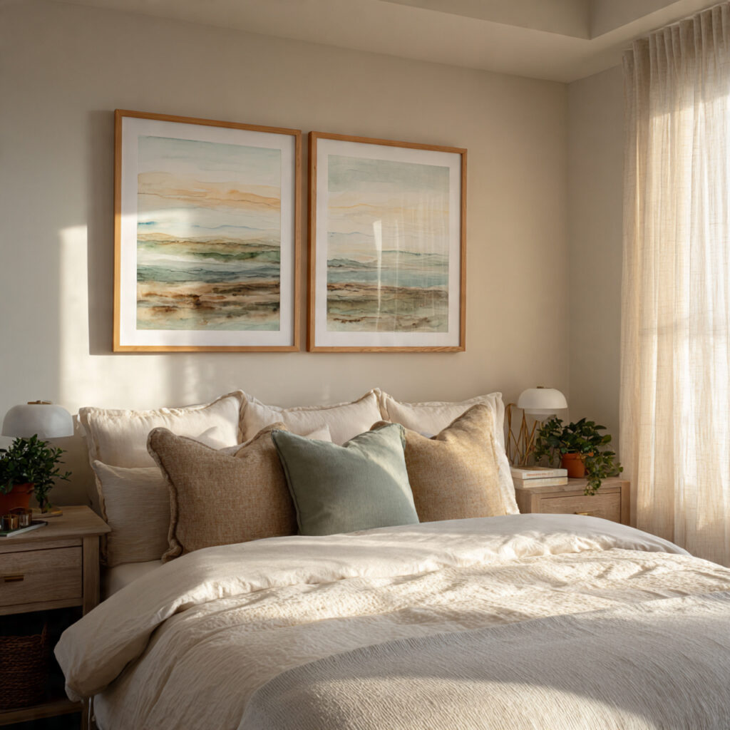 Hang Art in Pairs for Symmetry and Calm