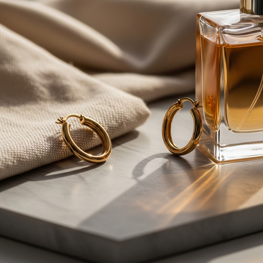 Minimalist Gold Hoop Earrings