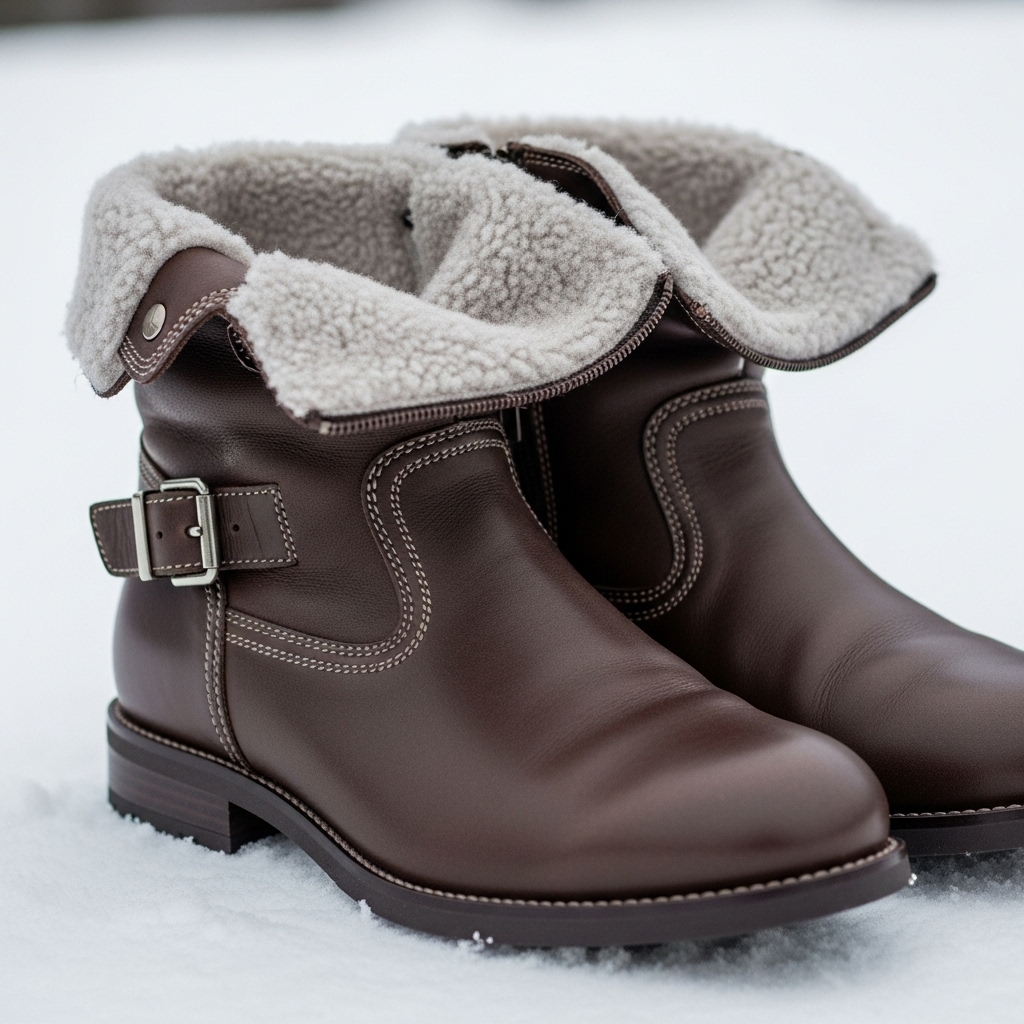 Cashmere-Lined Winter Boots
