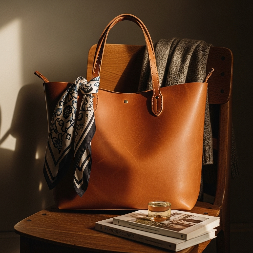 5. Handcrafted Leather Tote That Ages Beautifully