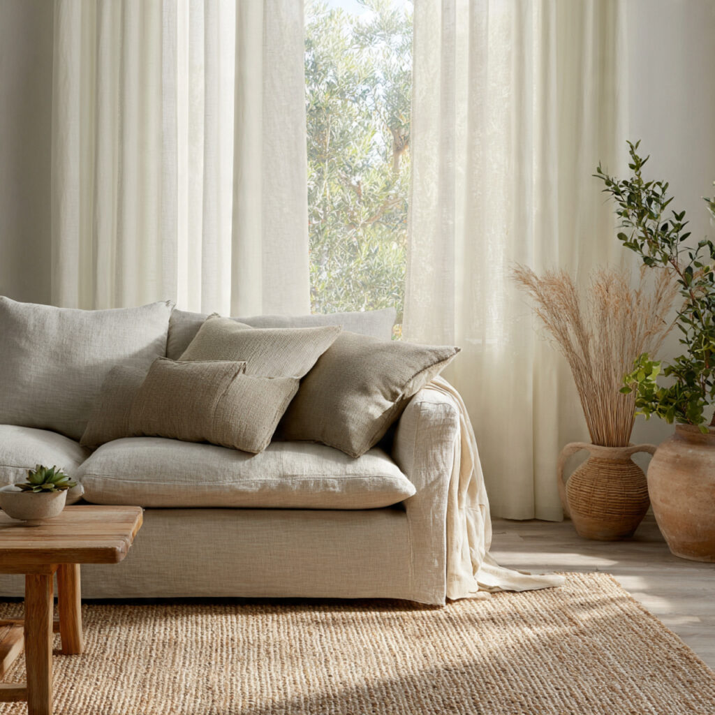 Natural Linen and Warm White