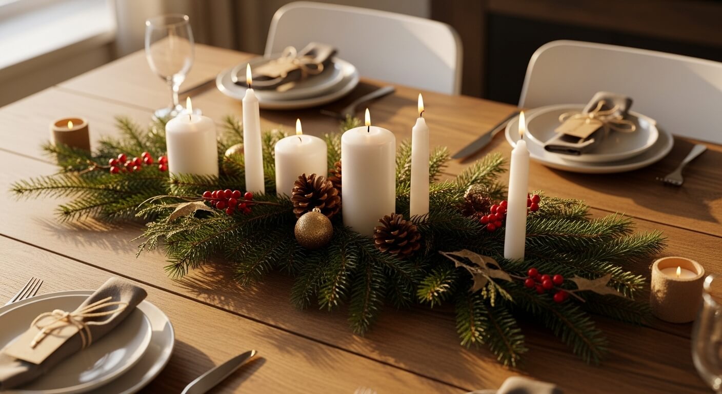 Simple Christmas Centerpiece Ideas