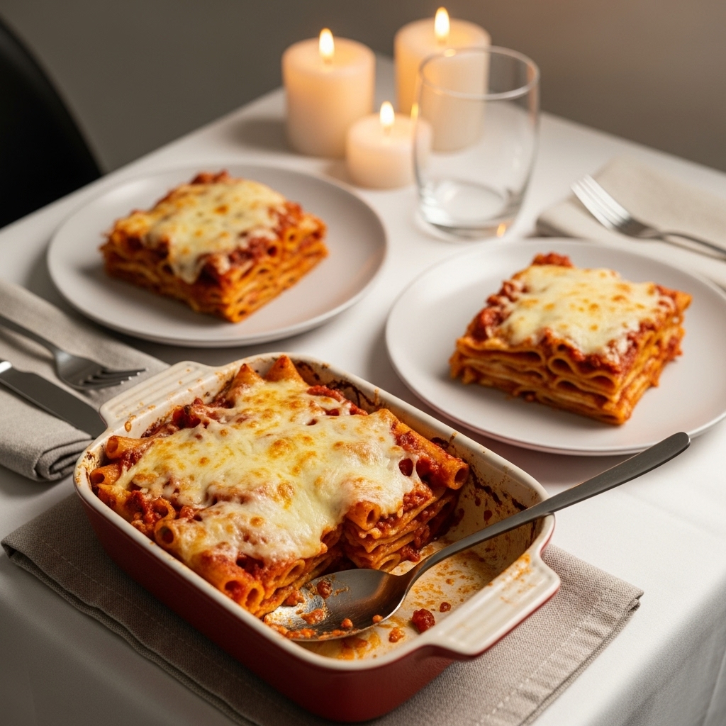 Baked Ziti for Two
