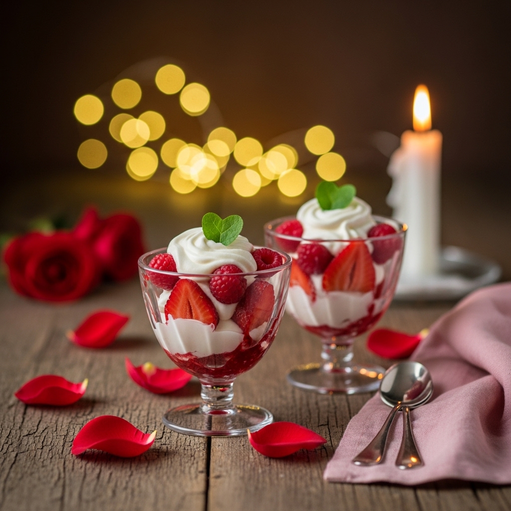 Berry and Cream Dessert Cups