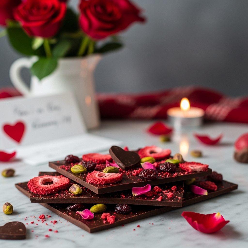 Chocolate Bark with Berries and Nuts