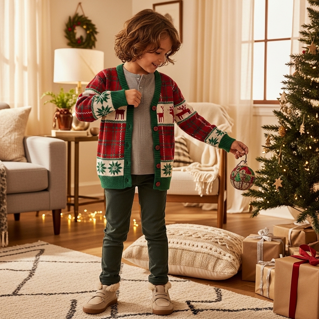 Festive Cardigans for Layering