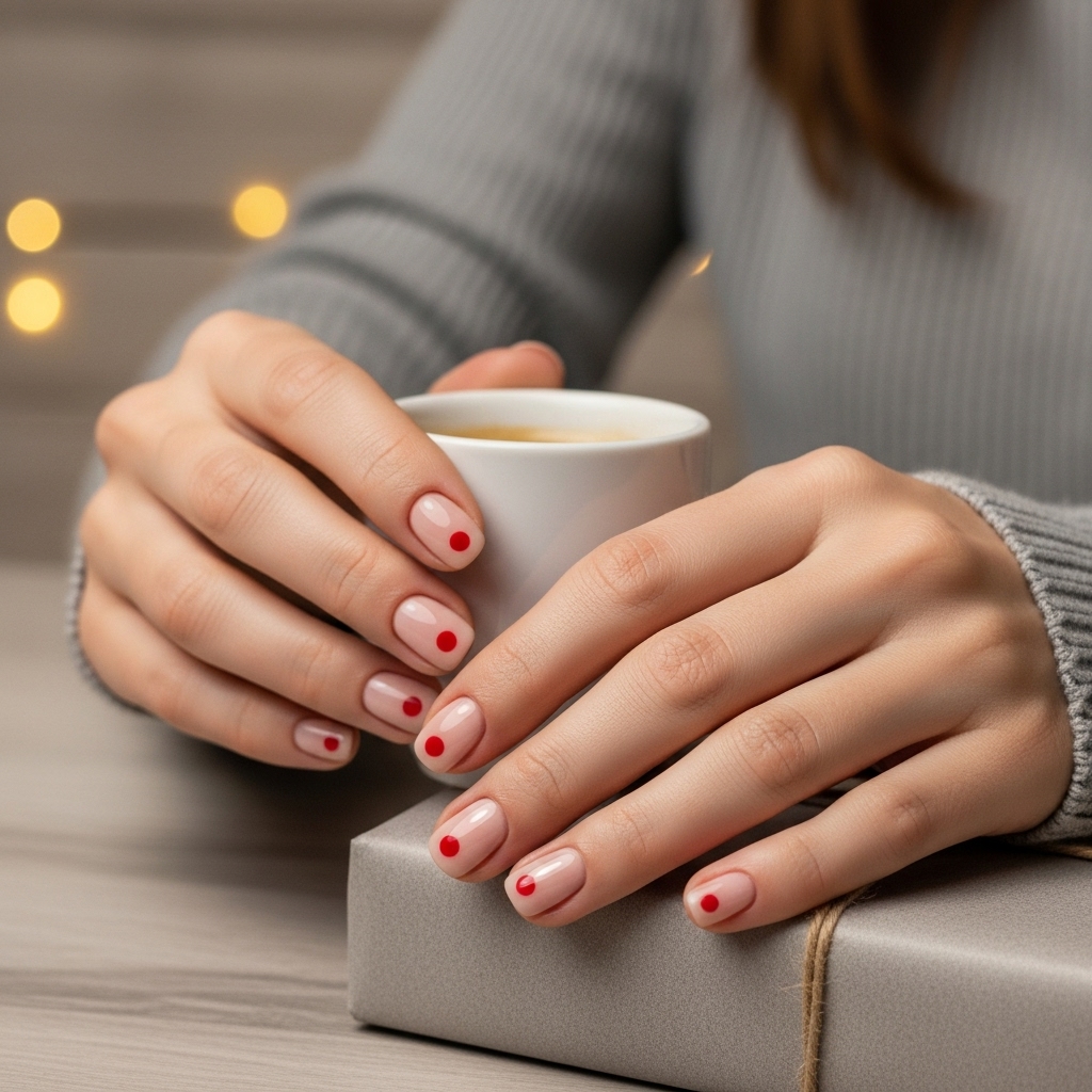 Minimal Red Dot Accents