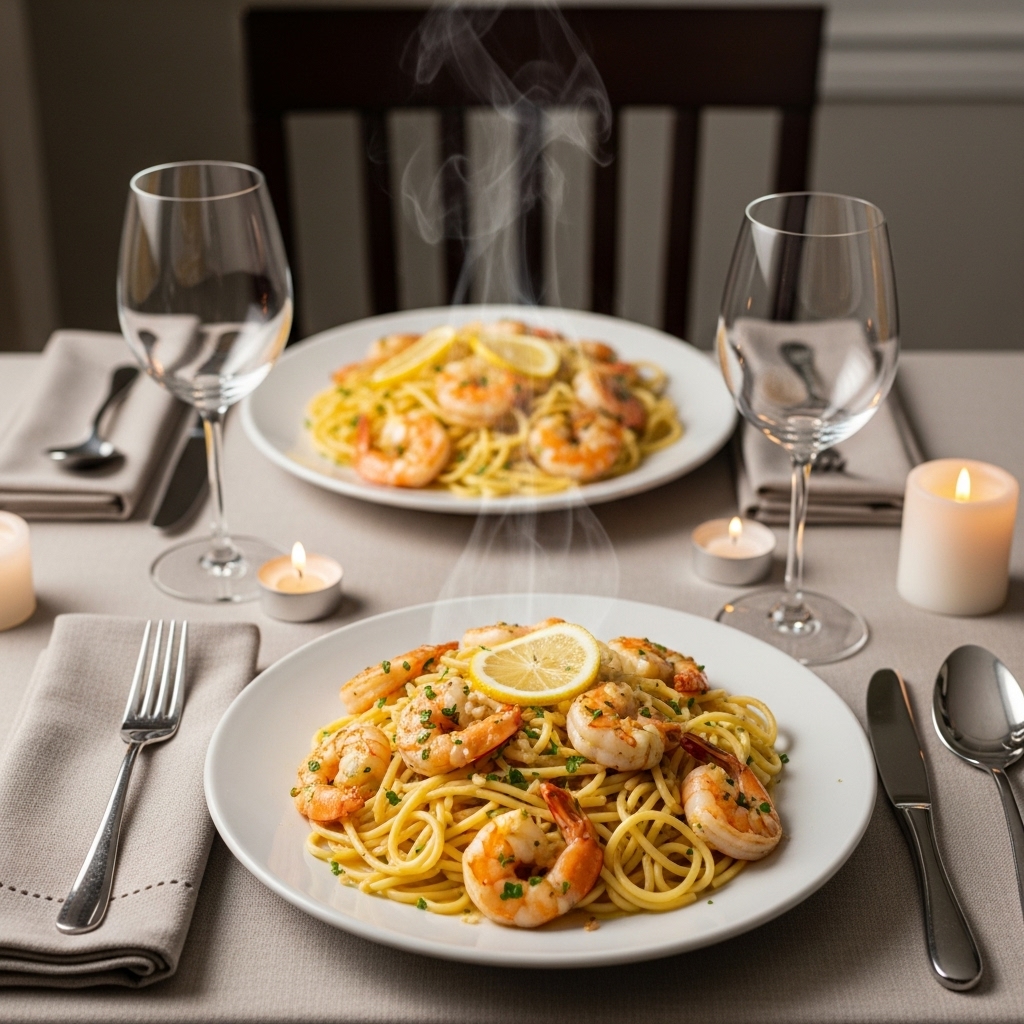 Shrimp Scampi with Pasta