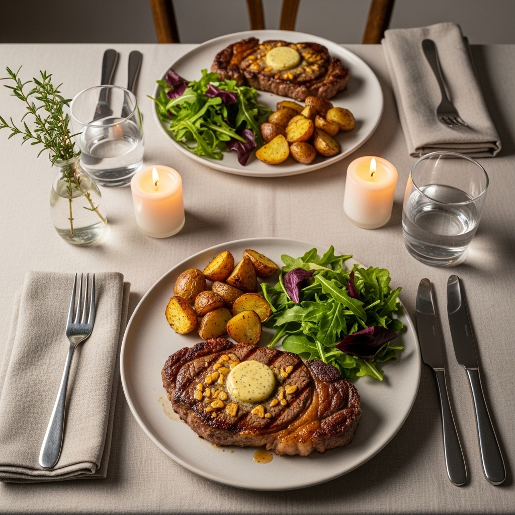 Steak with Garlic Butter