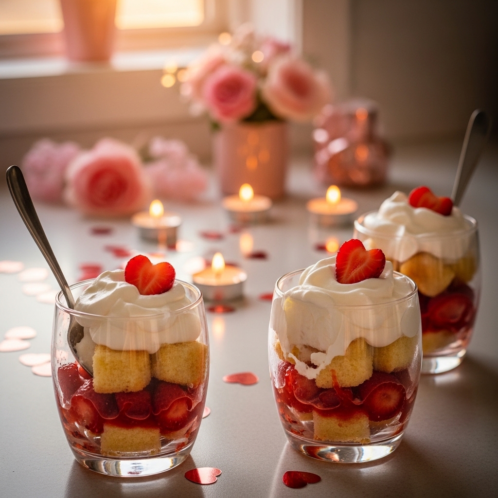Strawberry Shortcake Dessert Cups