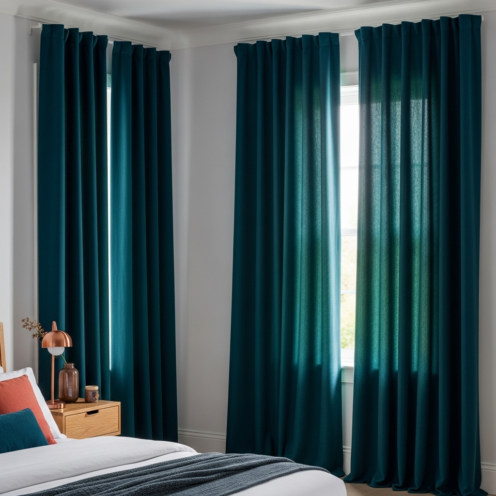 Cool Teal or Peacock Blue