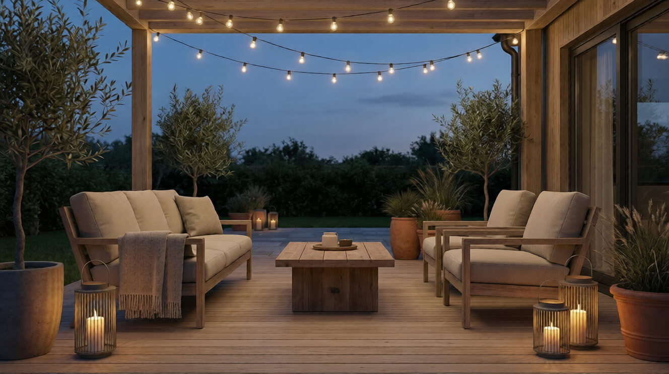 Cozy Outdoor Seating Area