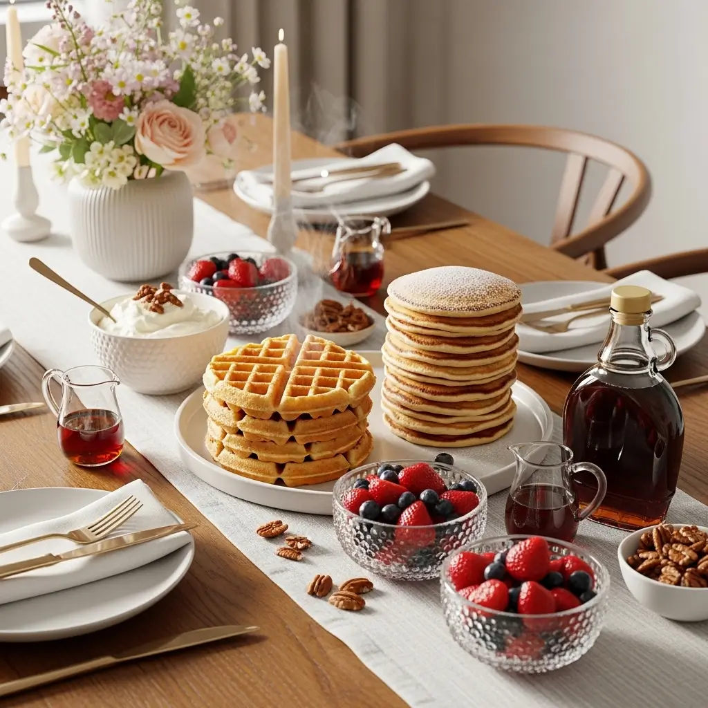 Belgian Waffle and Pancake Bar