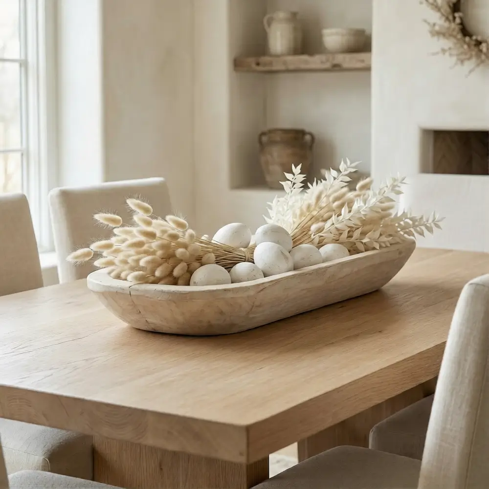 Bleached Wood and Dried Florals