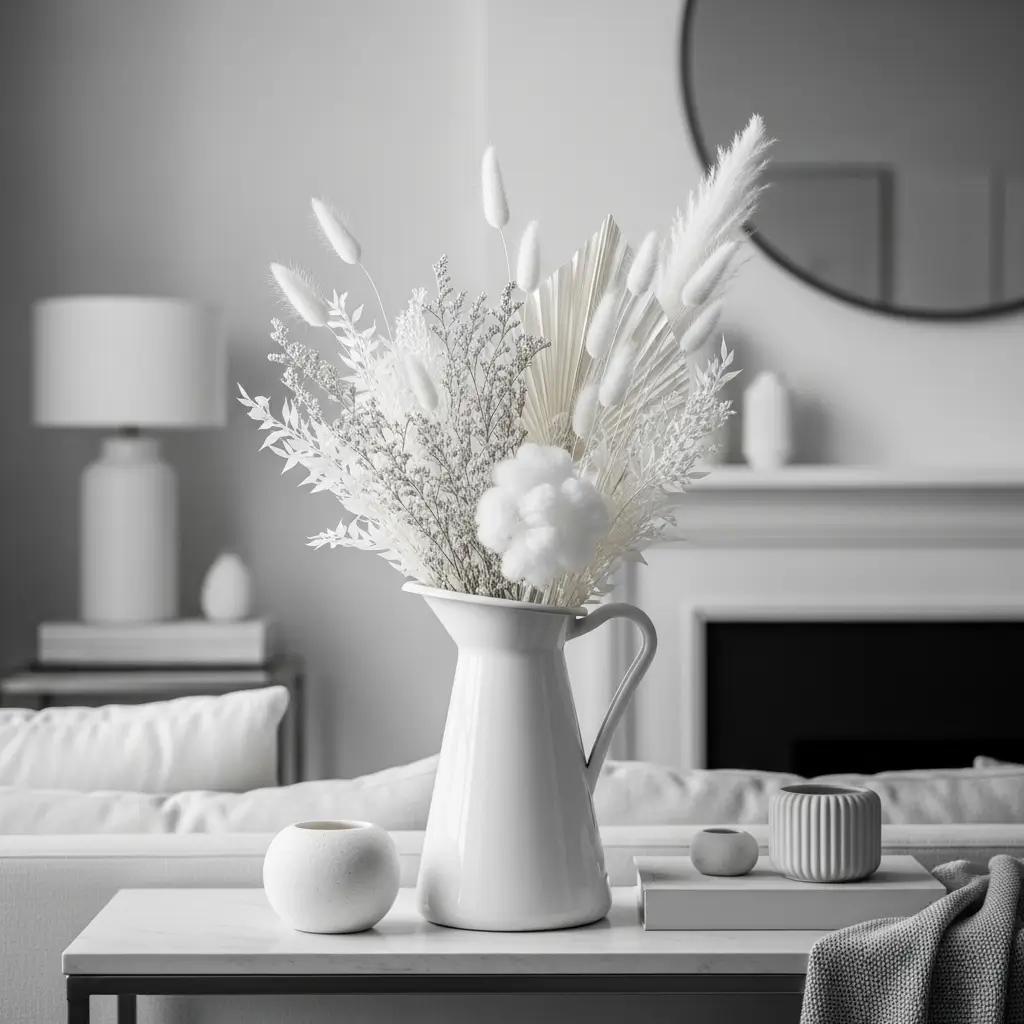 Dried Grasses and Bleached Ruscus