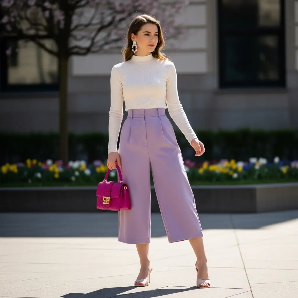 High-Waisted Culottes