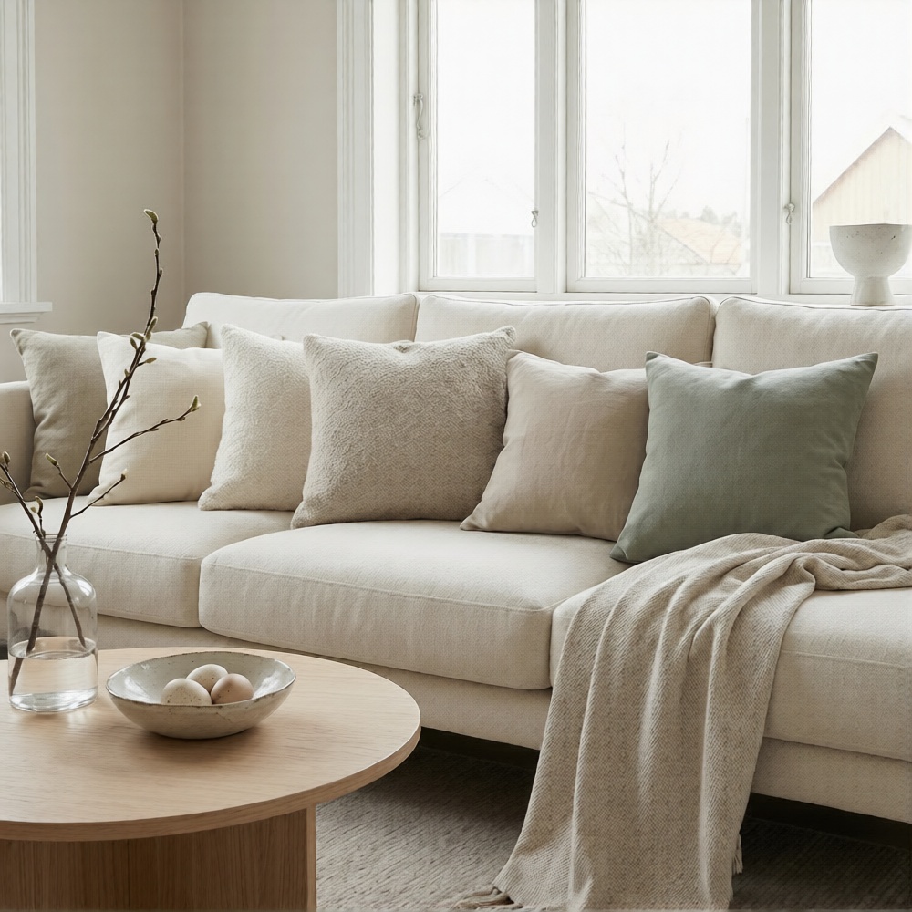 Layered Easter Sofa Look