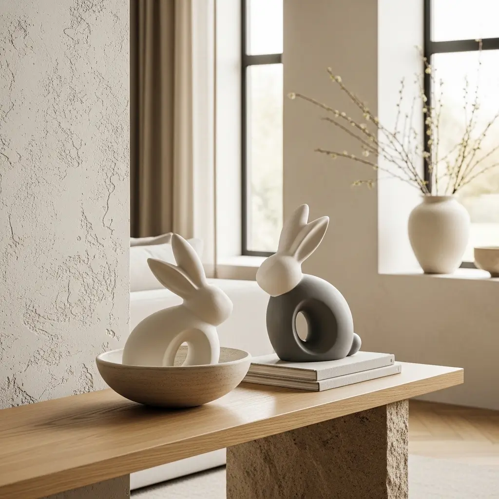 Sculptural Ceramic Bunnies