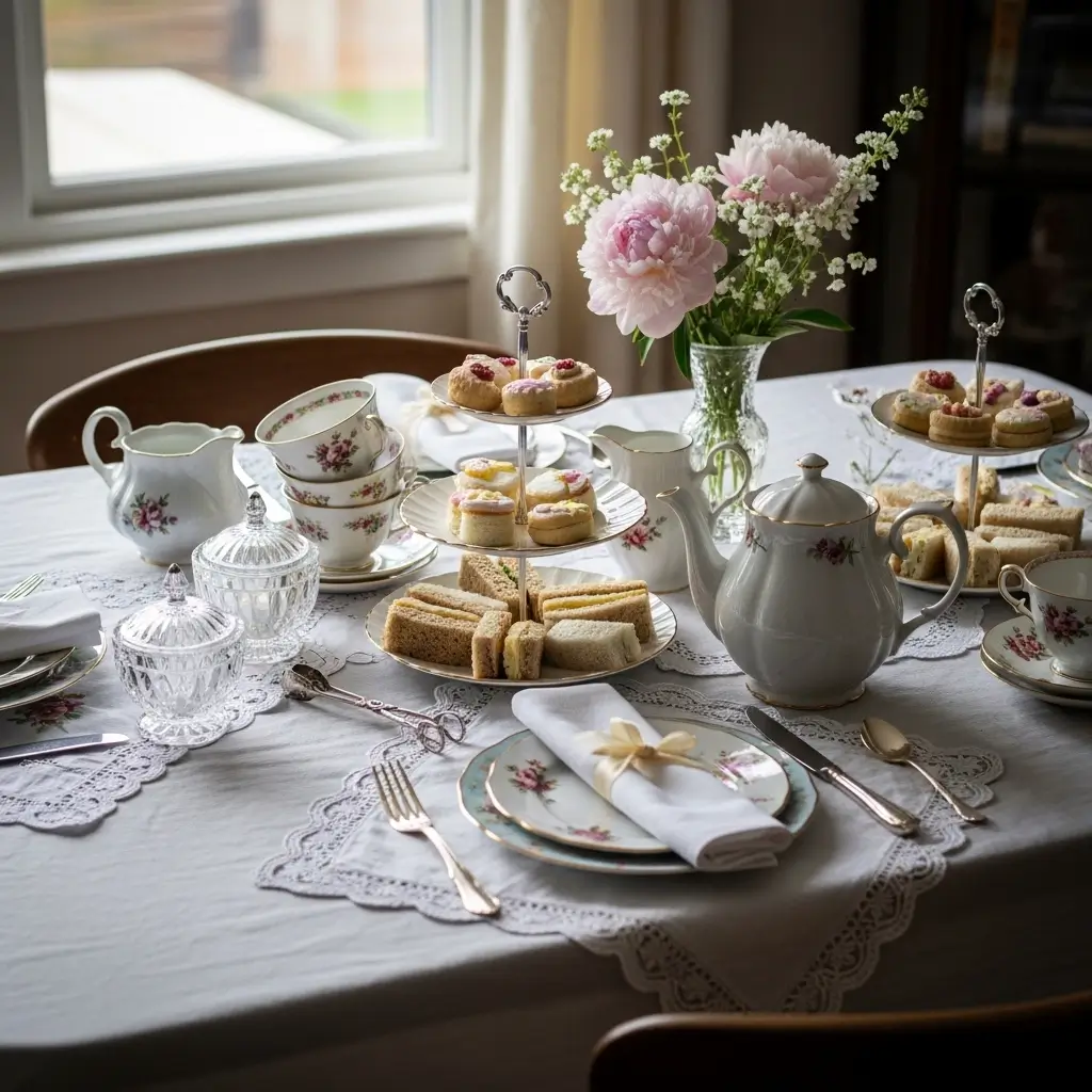 vintage-inspired tea party