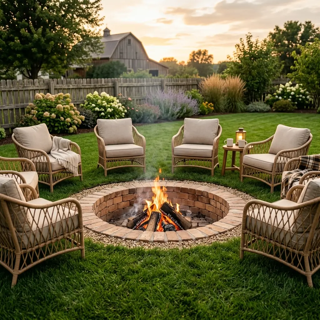 Brick Fire Pit