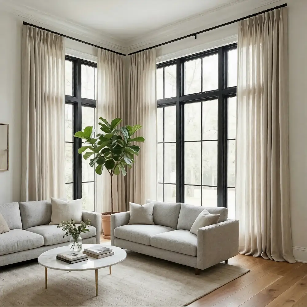 Hang Curtains High and Wide