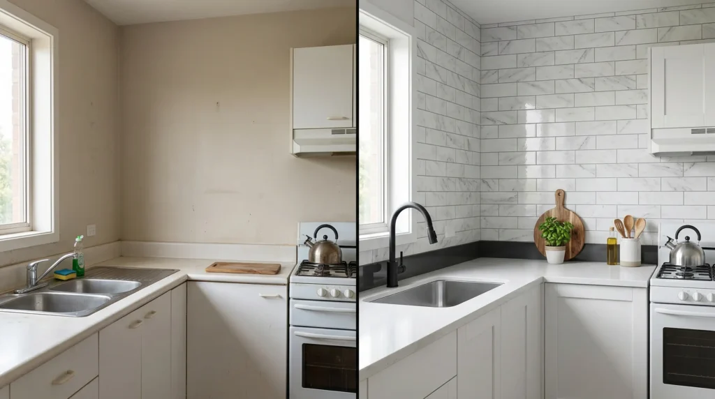 Kitchen Backsplash Refresh