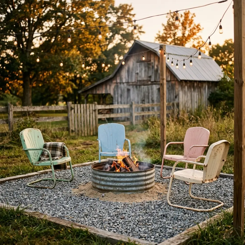 Metal Fire Ring