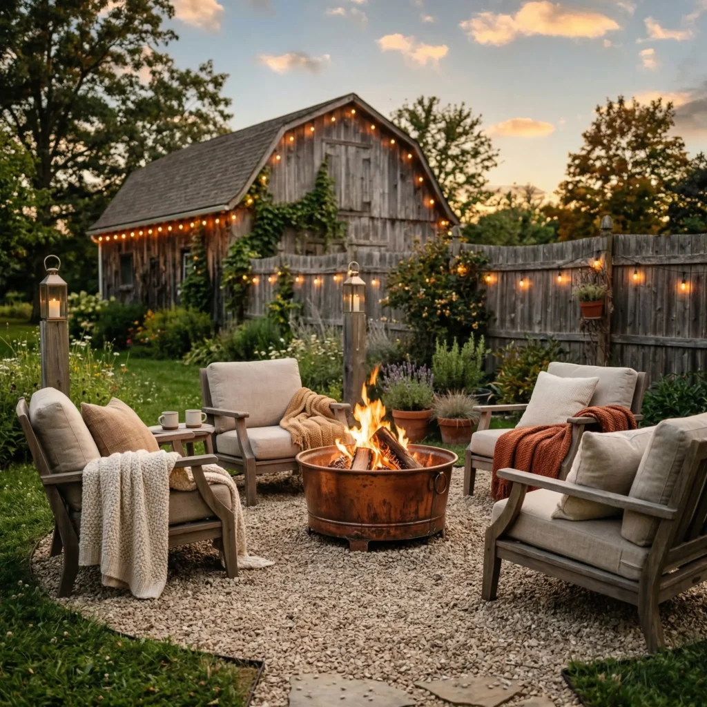 Portable Copper Fire Pit