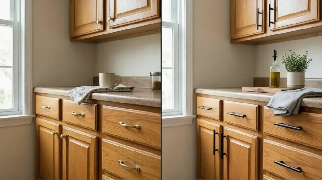 Swap Out Dated Cabinet Hardware