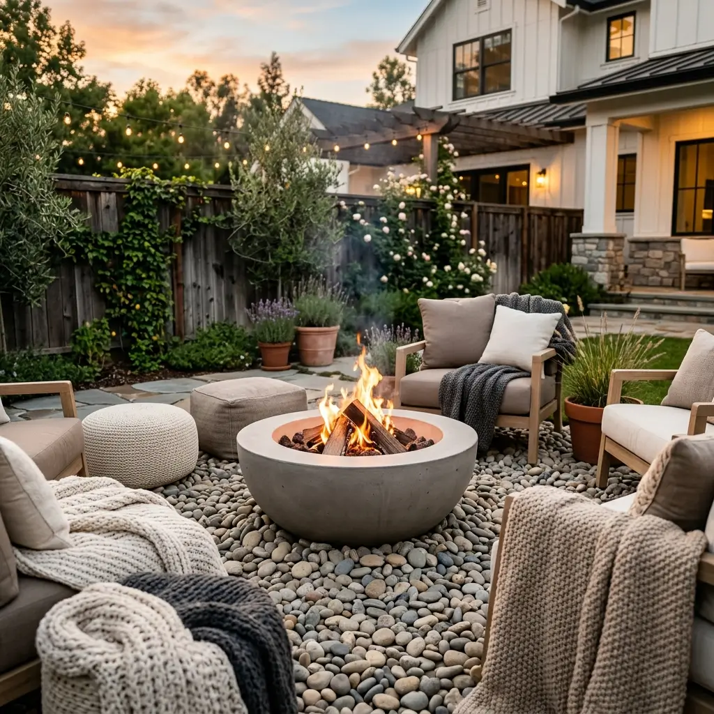 concrete fire bowl