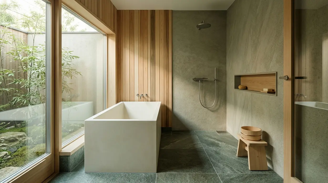 Japanese-style bathroom ideas