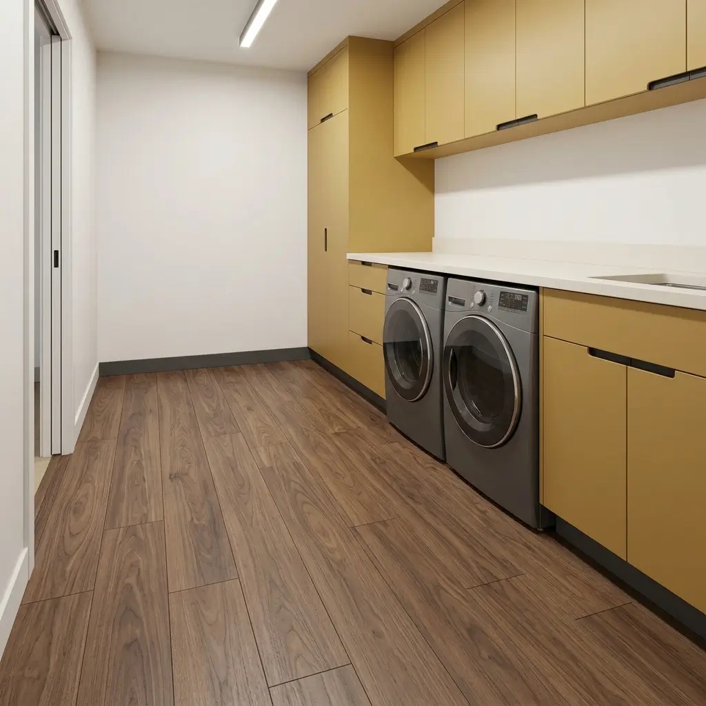 Wood-look laminate flooring