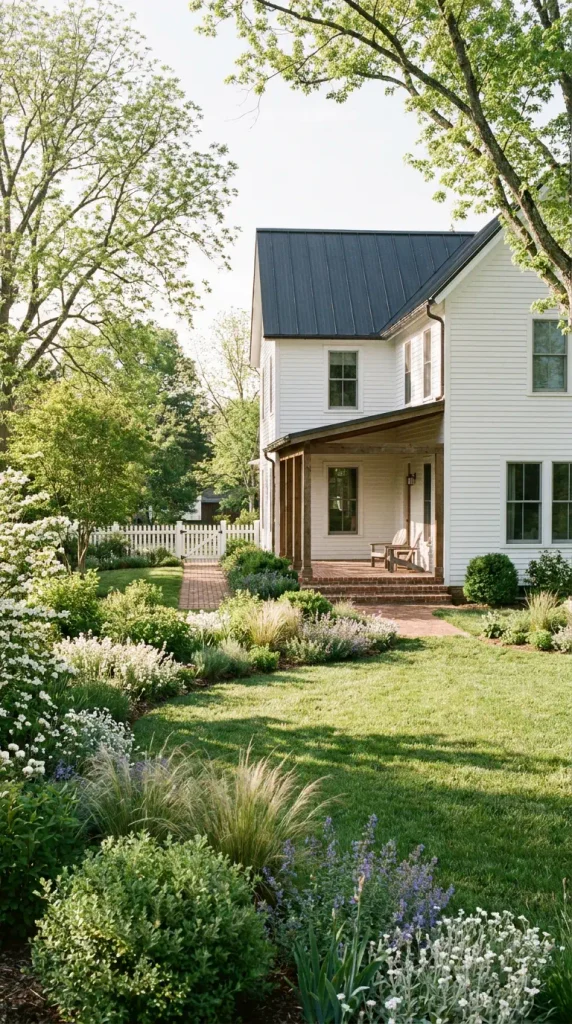 Farmhouse Backyard Landscaping Ideas